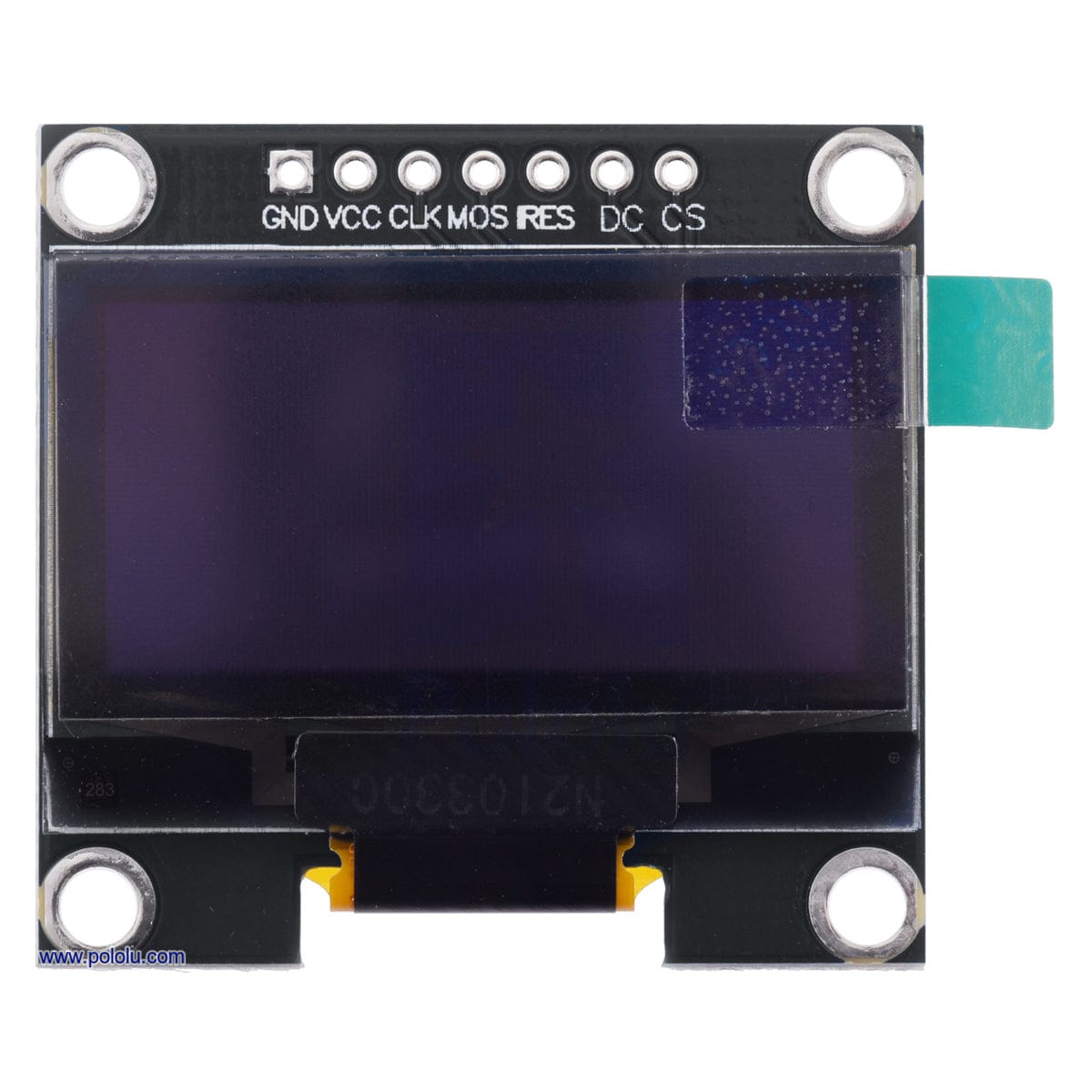 Pololu 1.3" Graphical OLED Display 128x64