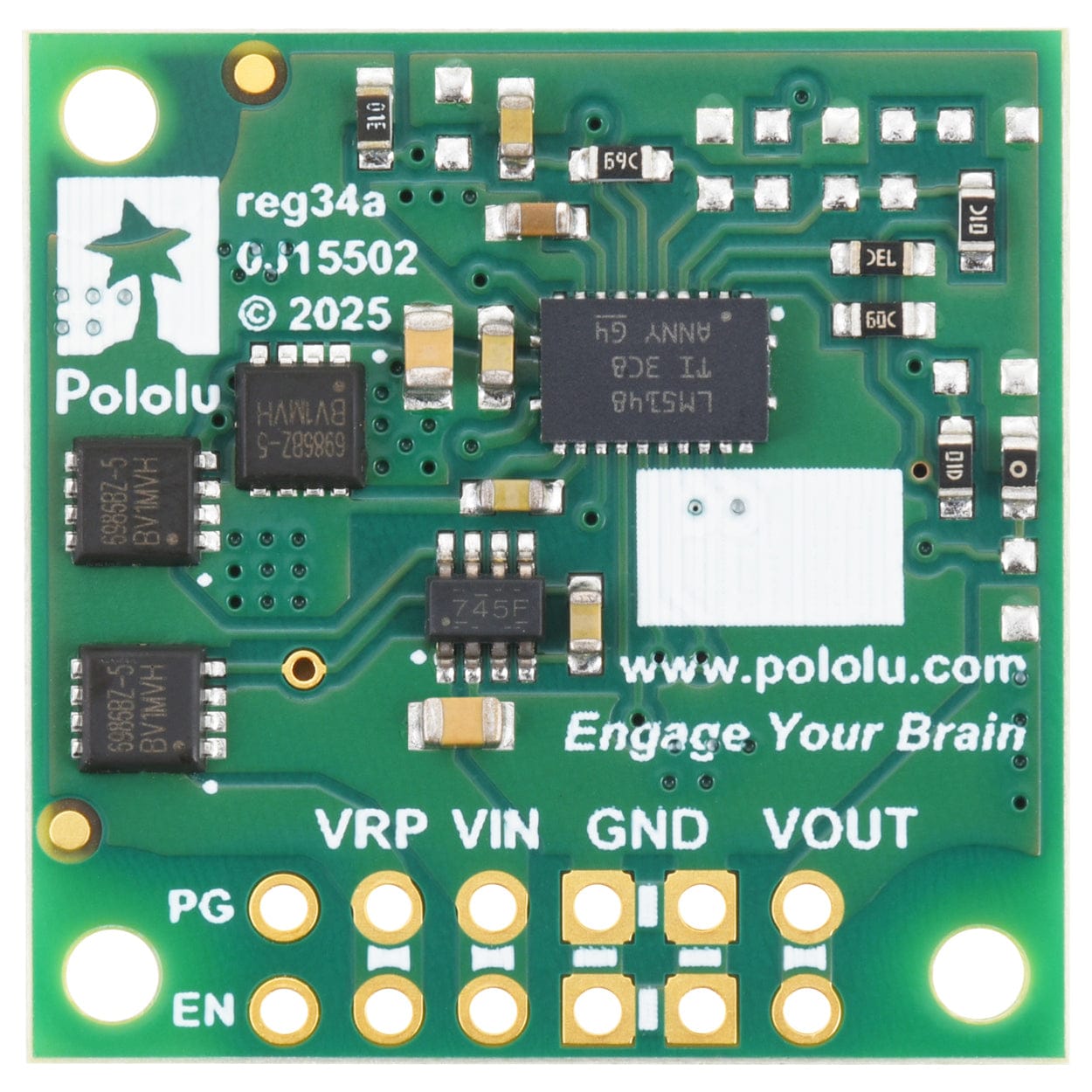 Pololu 12V 4.5A Step-Down Voltage Regulator (D42V55F12) by Pololu - The Pi Hut