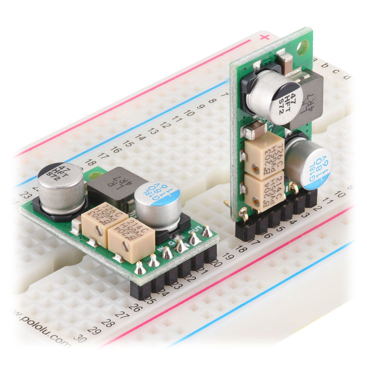 Pololu 4.2-15V 3A Fine-Adjust Step-Down Voltage Regulator with Adjustable Low-Voltage Cutoff (D30V30MASCMA) - The Pi Hut