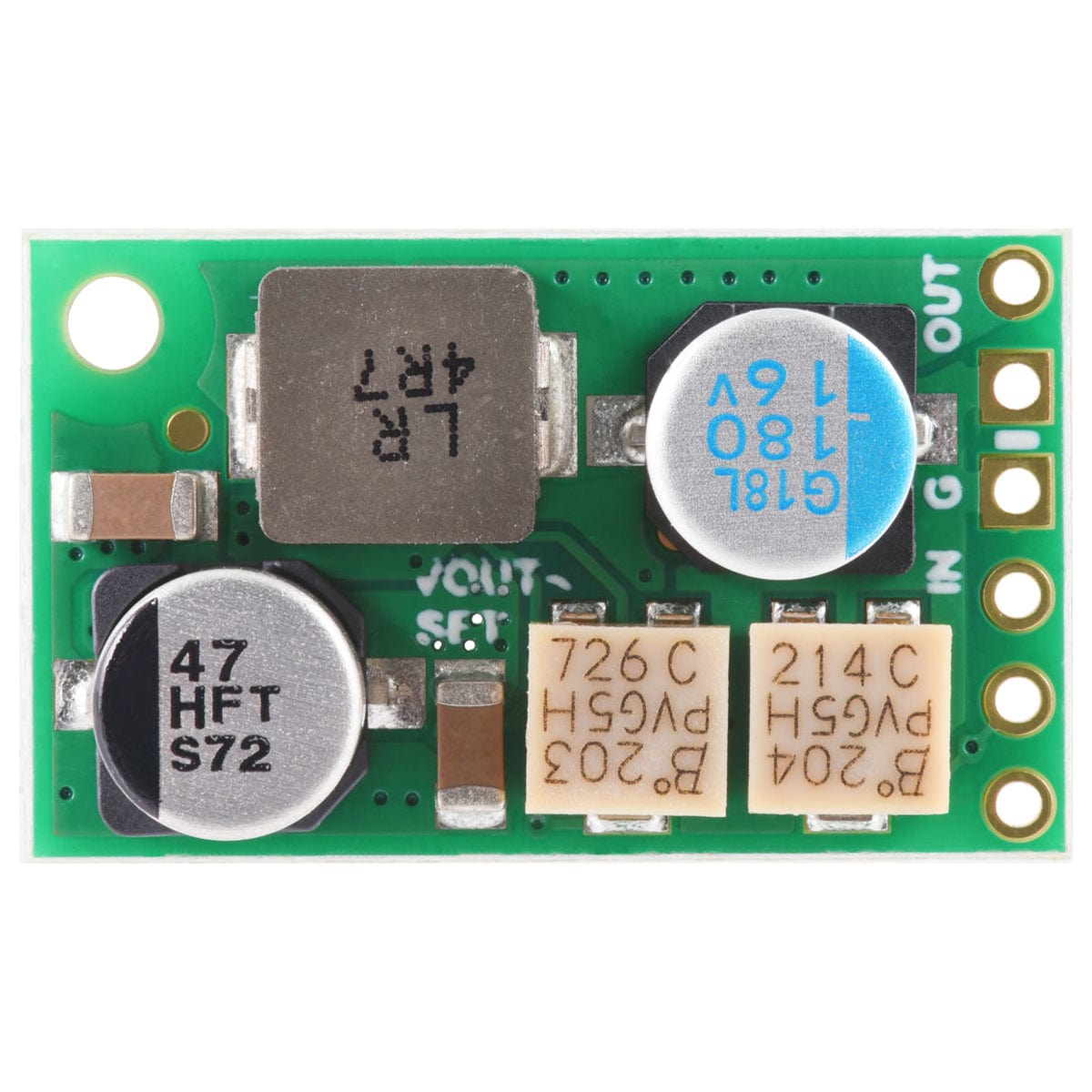 Pololu 4.2-15V 3A Fine-Adjust Step-Down Voltage Regulator with Adjustable Low-Voltage Cutoff (D30V30MASCMA) - The Pi Hut