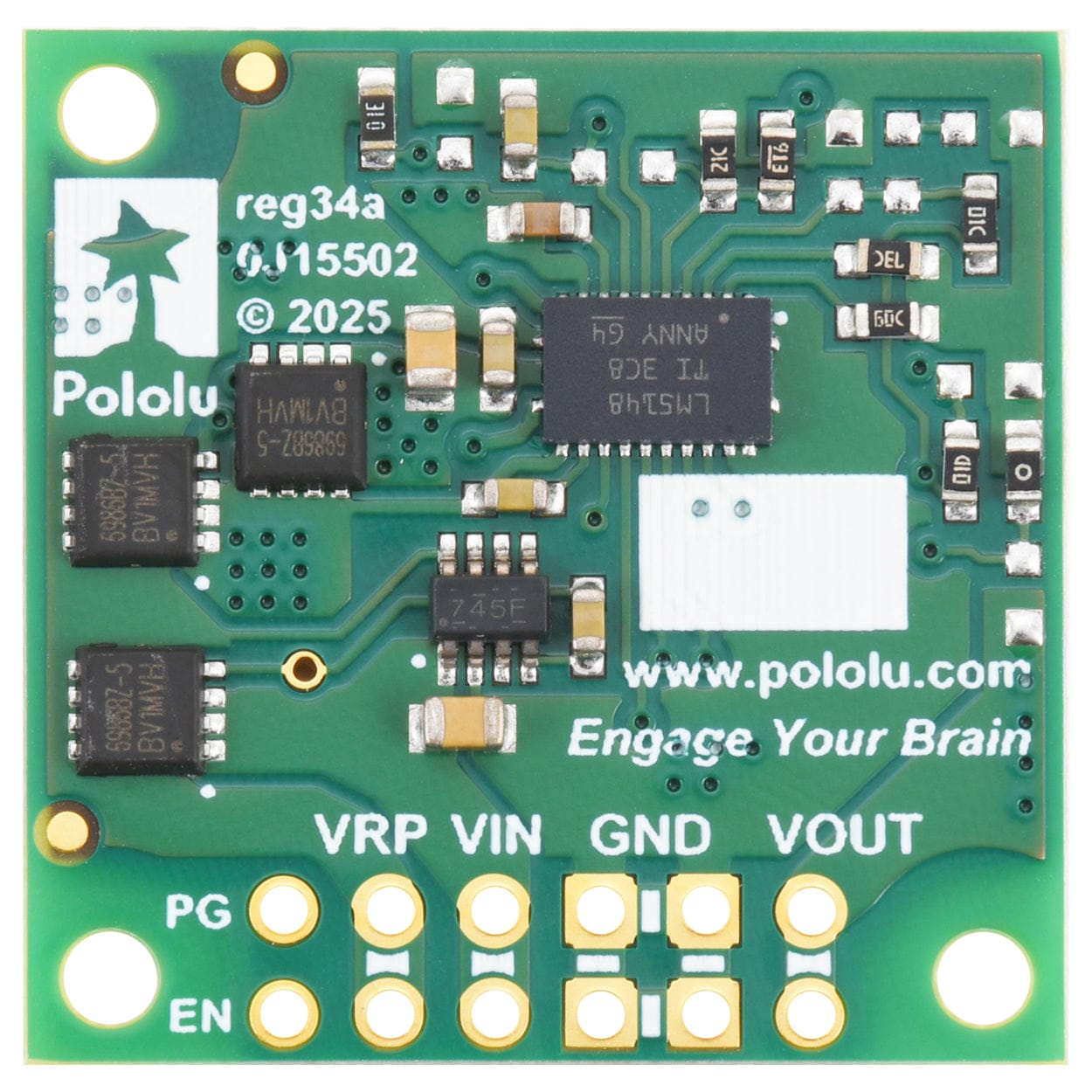 Pololu 5.3V 6A Step-Down Voltage Regulator (D42V55F5.3) by Pololu - The Pi Hut