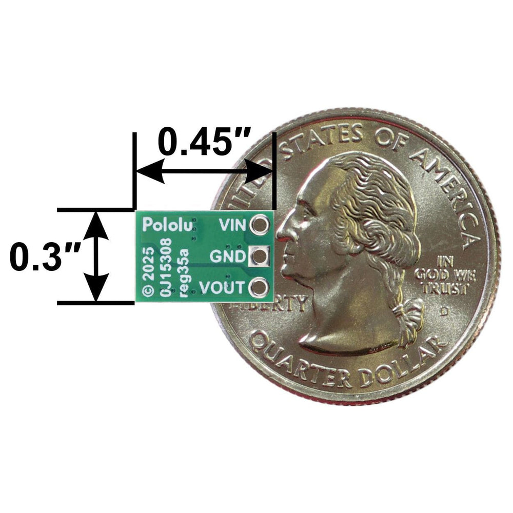 Pololu 9V 500mA Step-Down Voltage Regulator (D45V5F9)