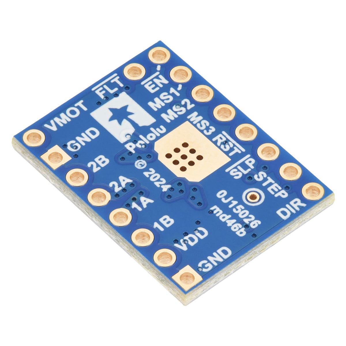 Pololu A5984 Stepper Motor Driver Carrier - Adjustable Current (Blue Edition) - The Pi Hut