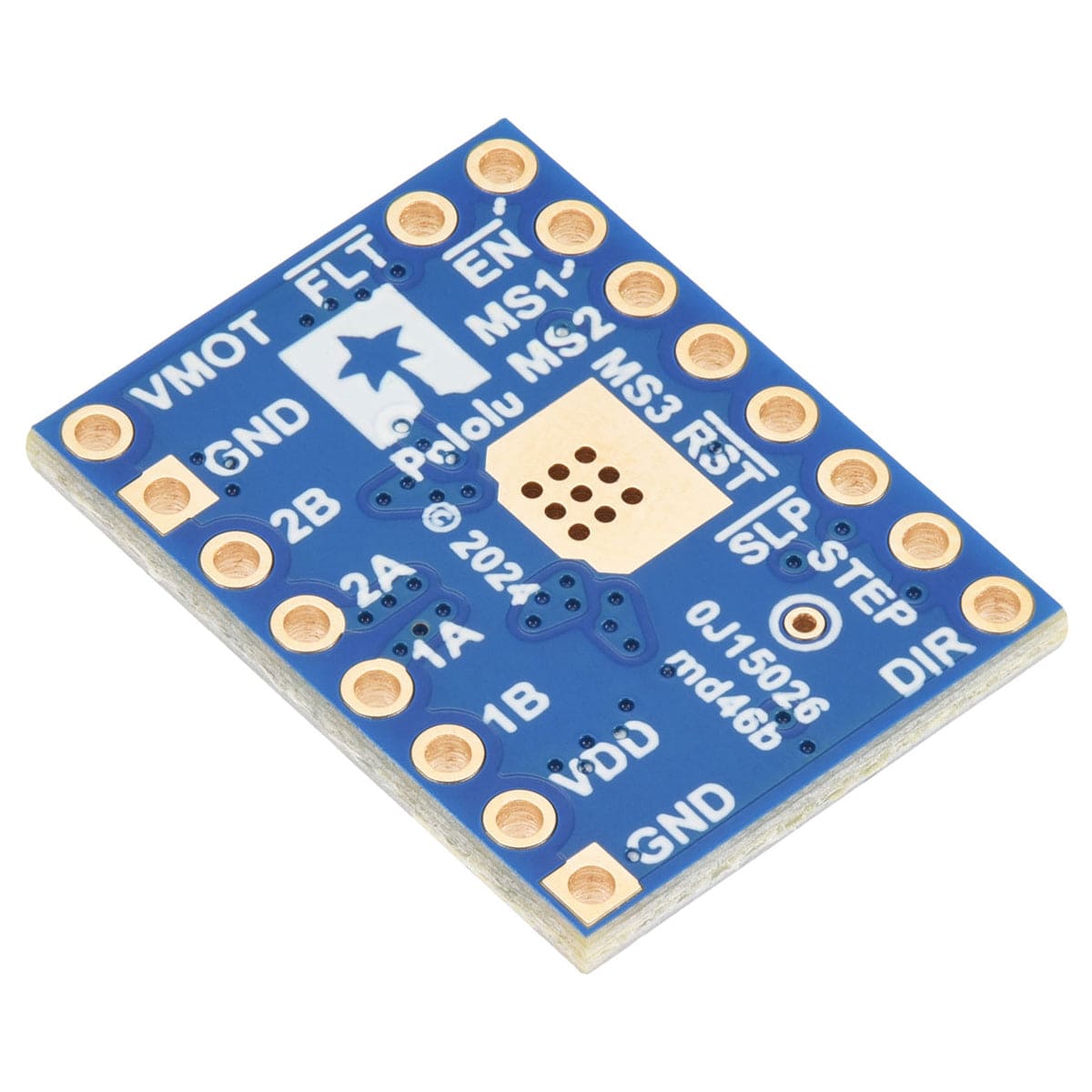 Pololu A5984 Stepper Motor Driver Carrier - Fixed 1A 5V / 660mA 3.3V (Blue Edition) - The Pi Hut