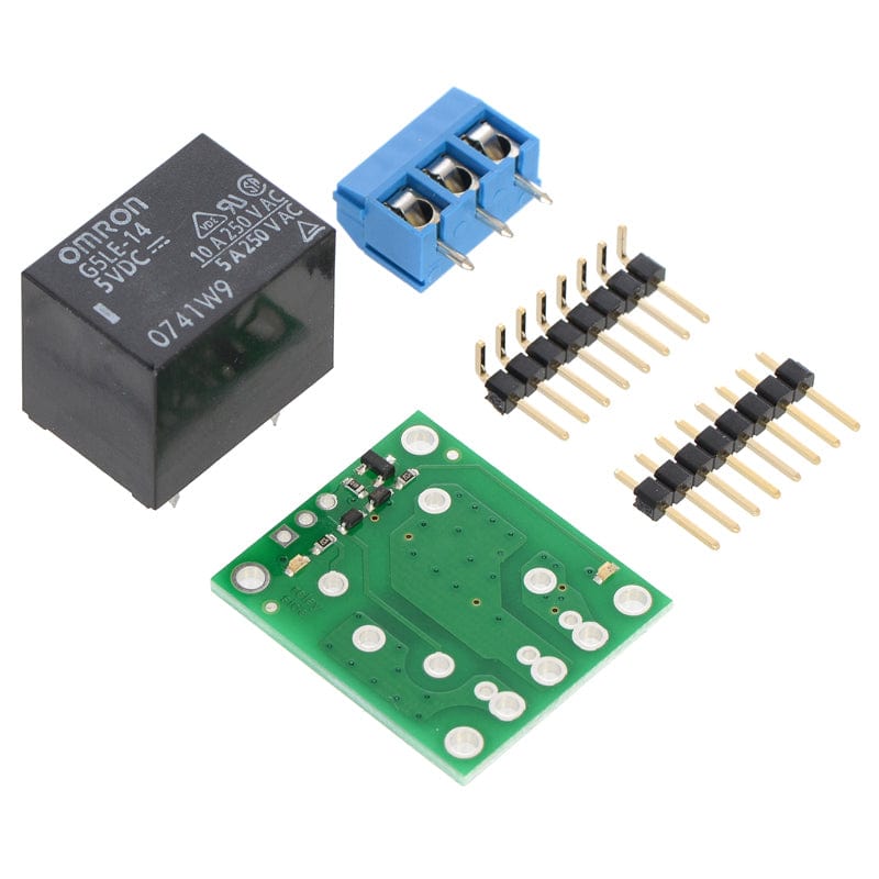 Pololu Basic SPDT Relay Carrier with 5VDC Relay (Partial Kit) - The Pi Hut