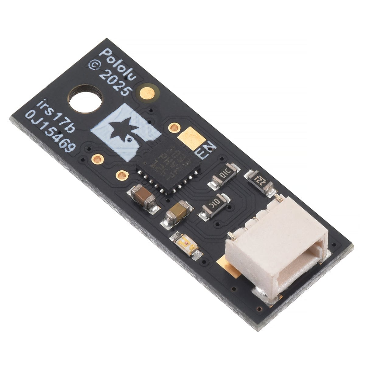 Pololu Digital Distance Sensor v2 with Side-Entry Connector - 5cm Range by Pololu - The Pi Hut