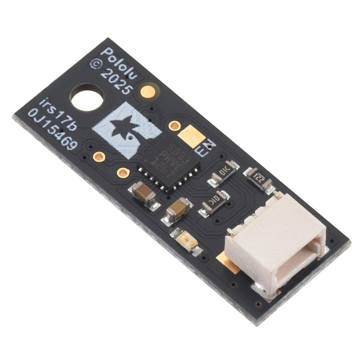 Pololu Digital Distance Sensor with Side-Entry Connector - 100cm by Pololu - The Pi Hut