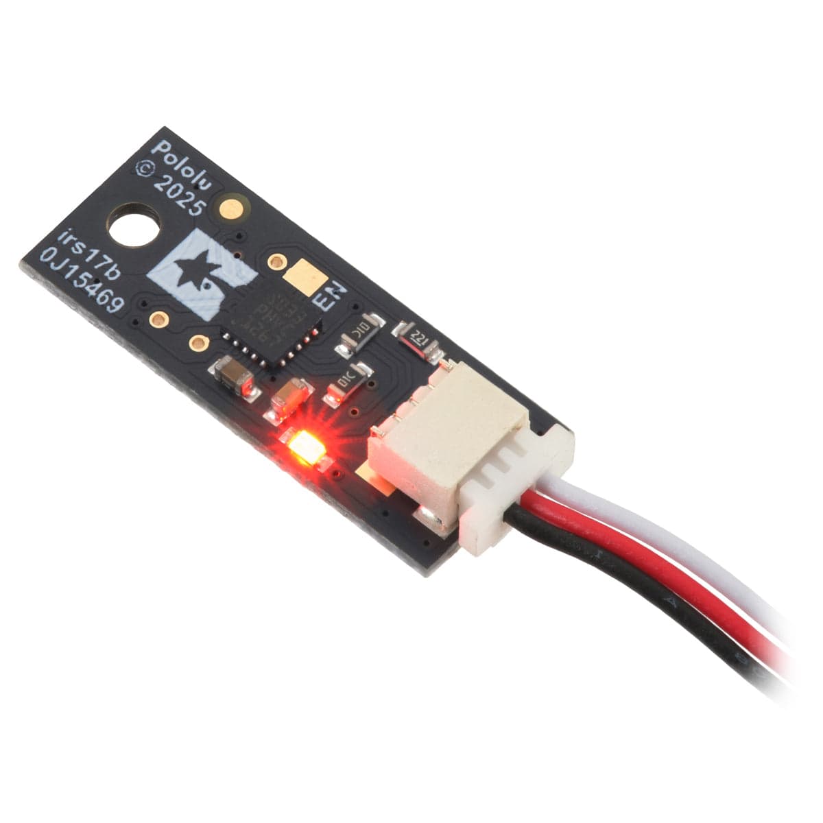 Pololu Distance Sensor with Pulse Width Output and Side-Entry Connector - 300cm Range by Pololu - The Pi Hut