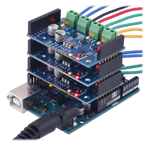 Pololu Motoron M3S550 Triple Motor Controller Shield for Arduino - The ...