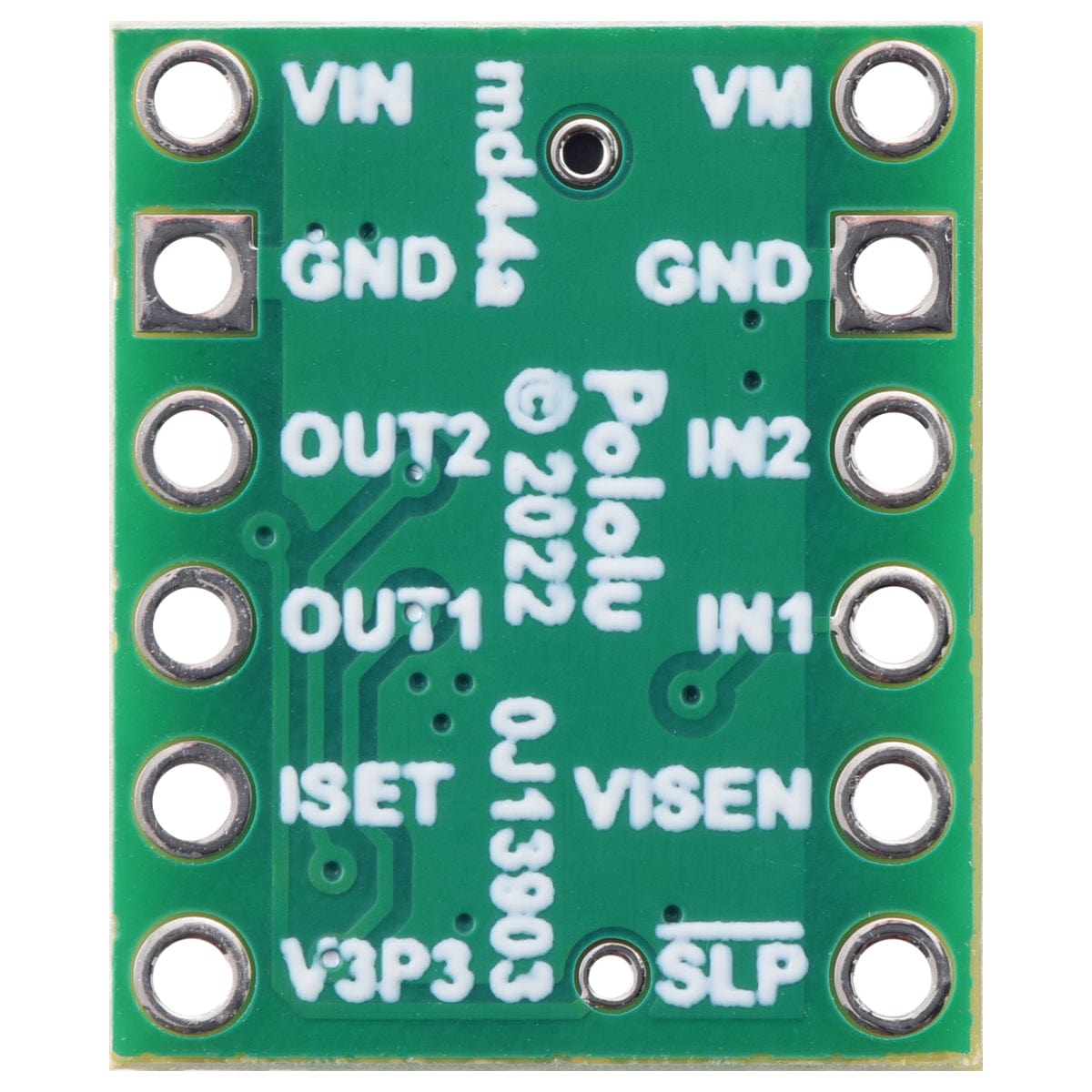 Pololu MP6550 Single Brushed DC Motor Driver Carrier - The Pi Hut