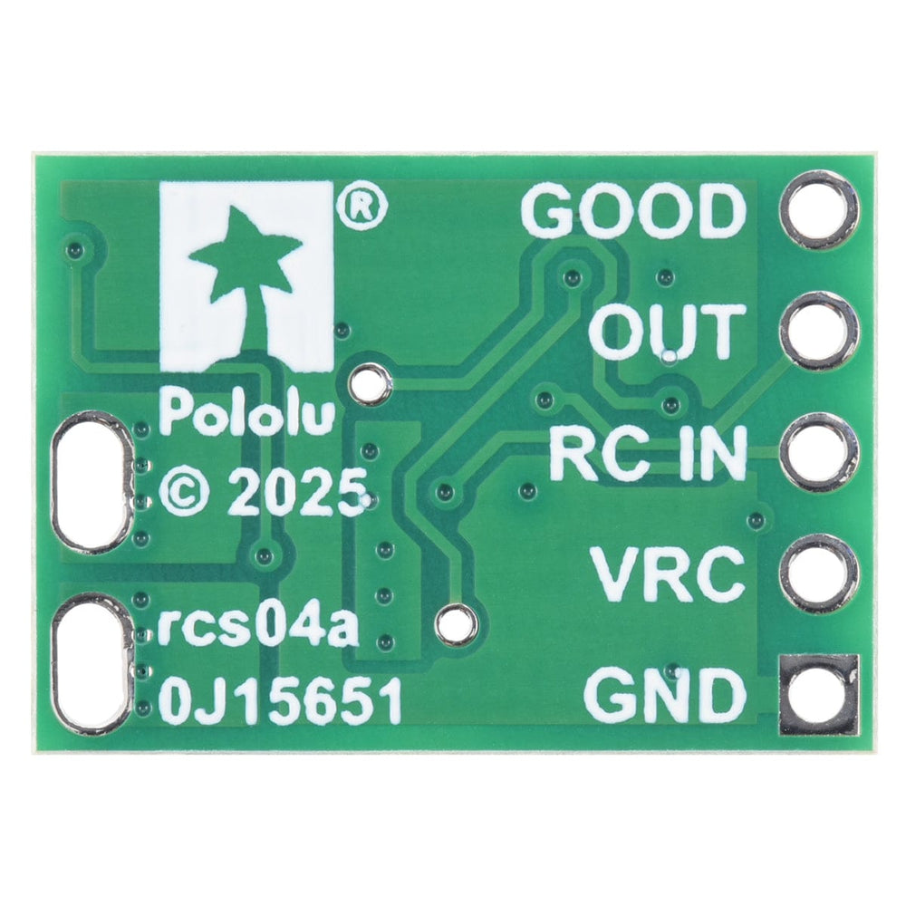 Pololu RC Switch with Isolated Solid State Relay - SPST 30V 10A by Pololu - The Pi Hut