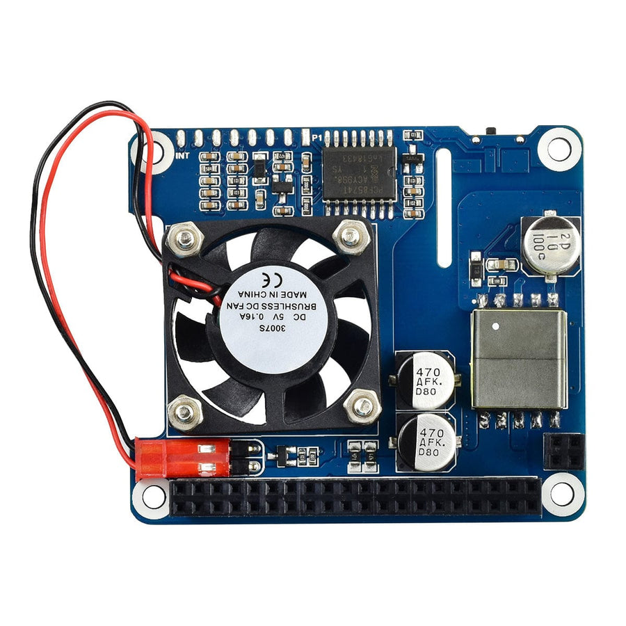 Network Time Raspberry Pi Hat Power over Ethernet HAT for Raspberry Pi 4/3B+ - The Pi Hut