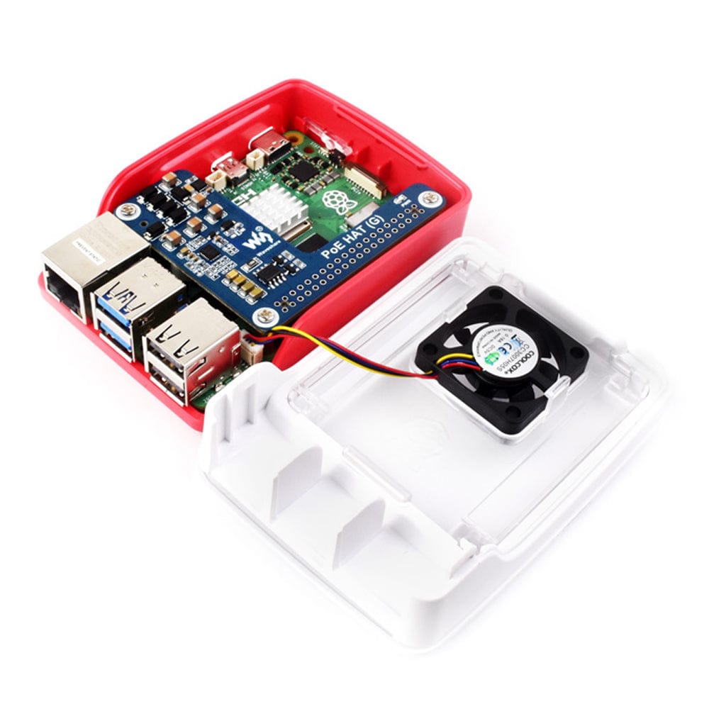 Power Over Ethernet HAT (G) for Raspberry Pi 5 - The Pi Hut