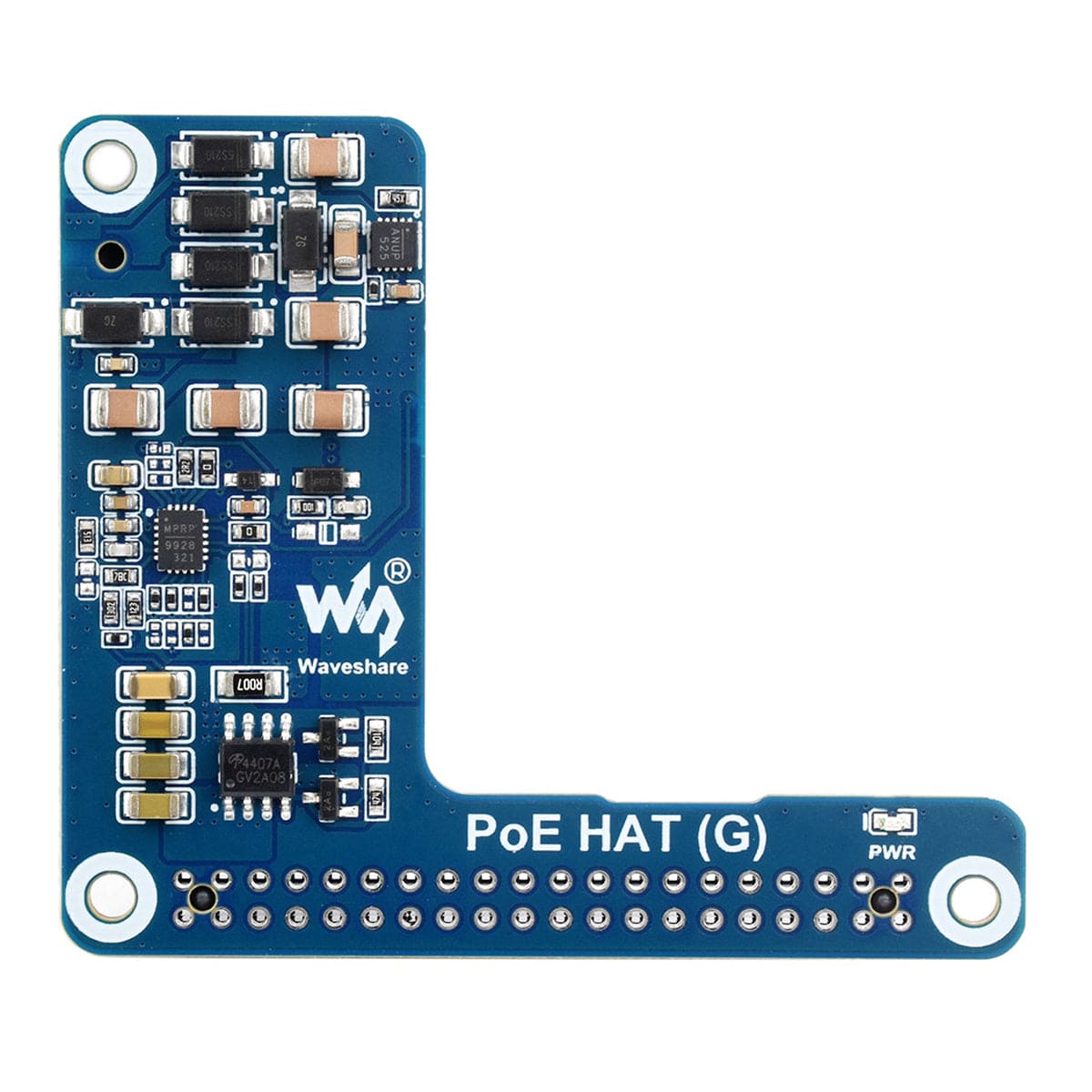 Power Over Ethernet HAT (G) for Raspberry Pi 5