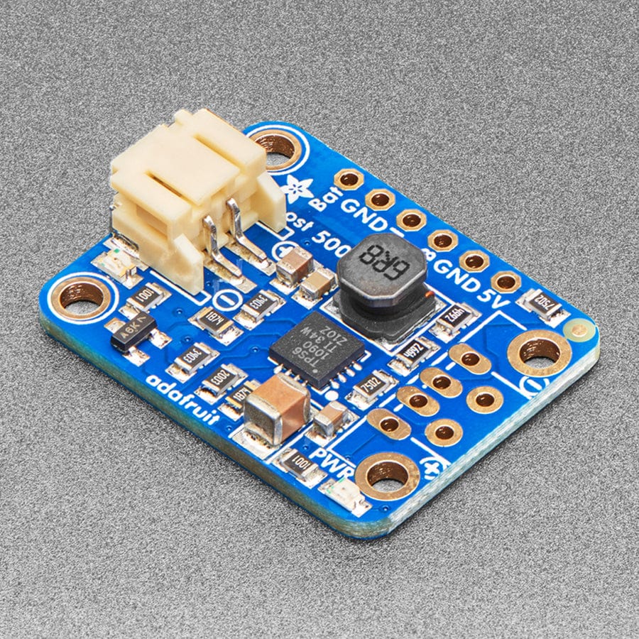 PowerBoost 500 Basic - 5V USB Boost @ 500mA from 1.8V+ - The Pi Hut