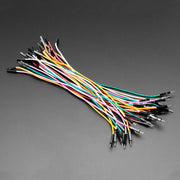 Premium Colourful Silicone Extension Jumper Wires - 200mm x 30 pc - Multi-Coloured - The Pi Hut