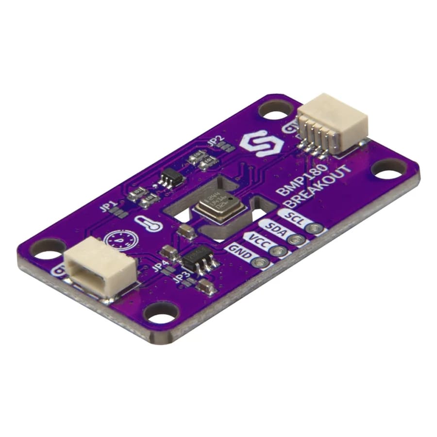 Pressure & Temperature Sensor BMP180 Breakout by Soldered Electronics - The Pi Hut