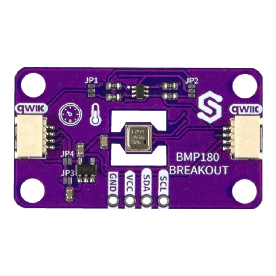 Pressure & Temperature Sensor BMP180 Breakout by Soldered Electronics - The Pi Hut
