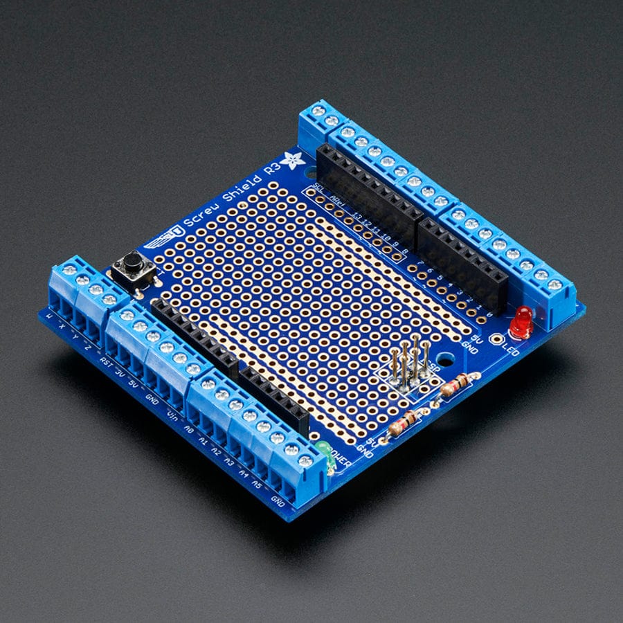 Proto-Screwshield (Wingshield) R3 Kit for Arduino - The Pi Hut