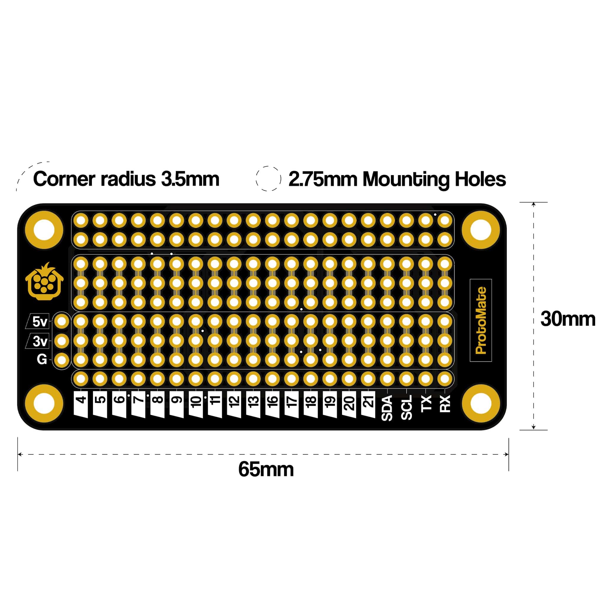 ProtoMate for Pi Zero by The Pi Hut - The Pi Hut