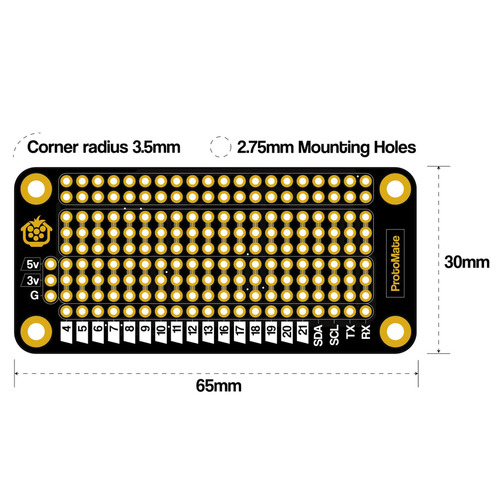 ProtoMate for Pi Zero by The Pi Hut - The Pi Hut