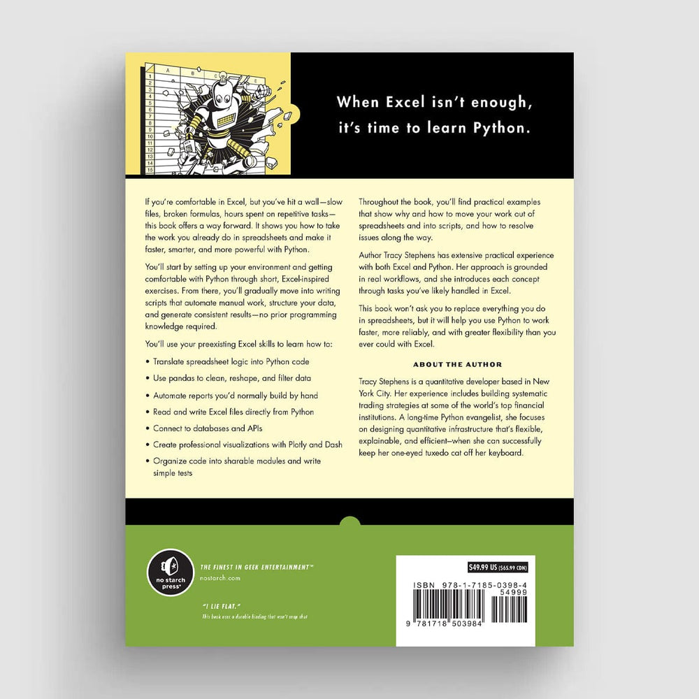 Python for Excel Users by No Starch Press - The Pi Hut