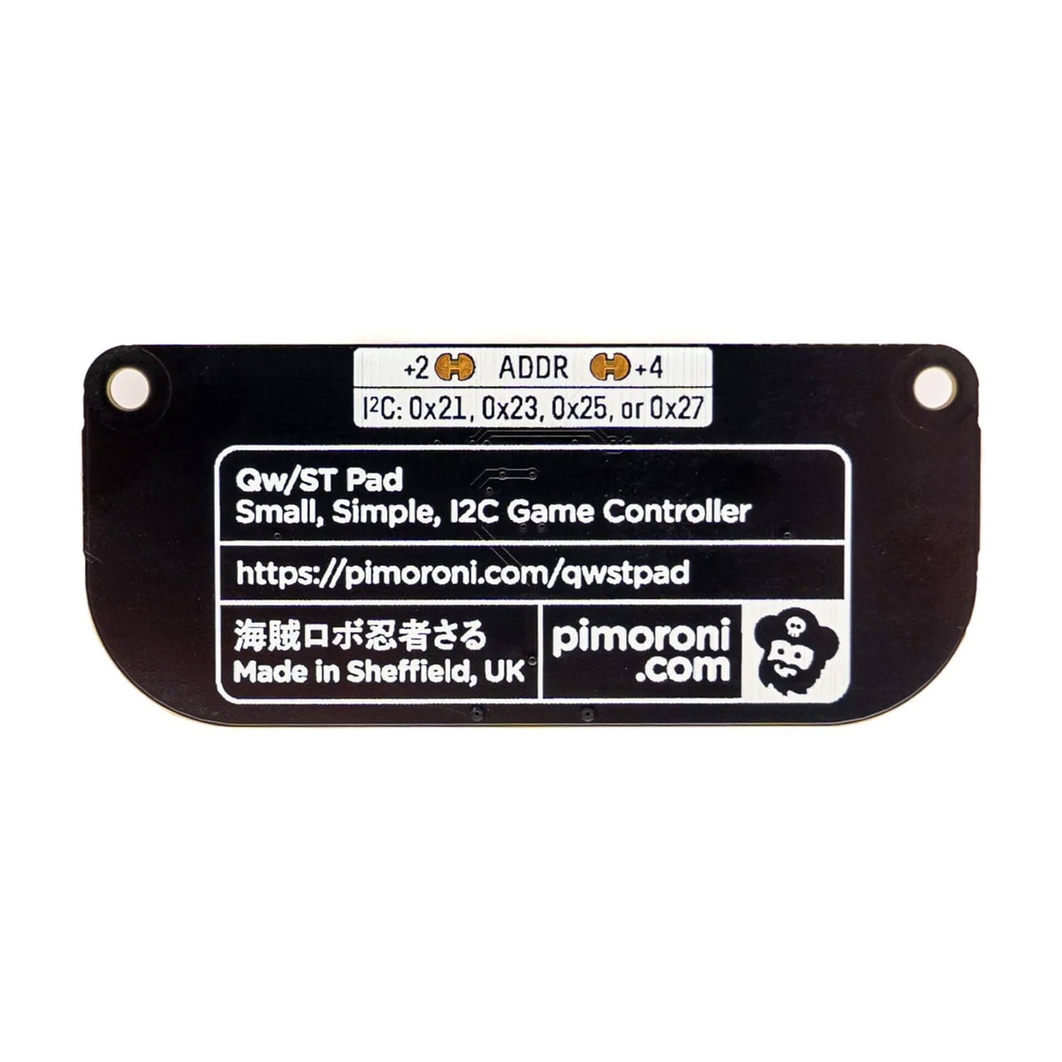 Qw/ST Pad (I2C Game Controller)