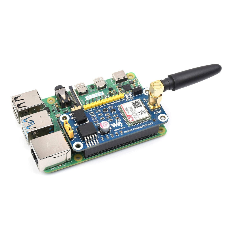 HAT GSM/GPRS/Bluetooth Waveshare Pour Raspberry Pi - Module HAT GSM/GPRS/Bluetooth Waveshare Pour Raspberry Pi - Module