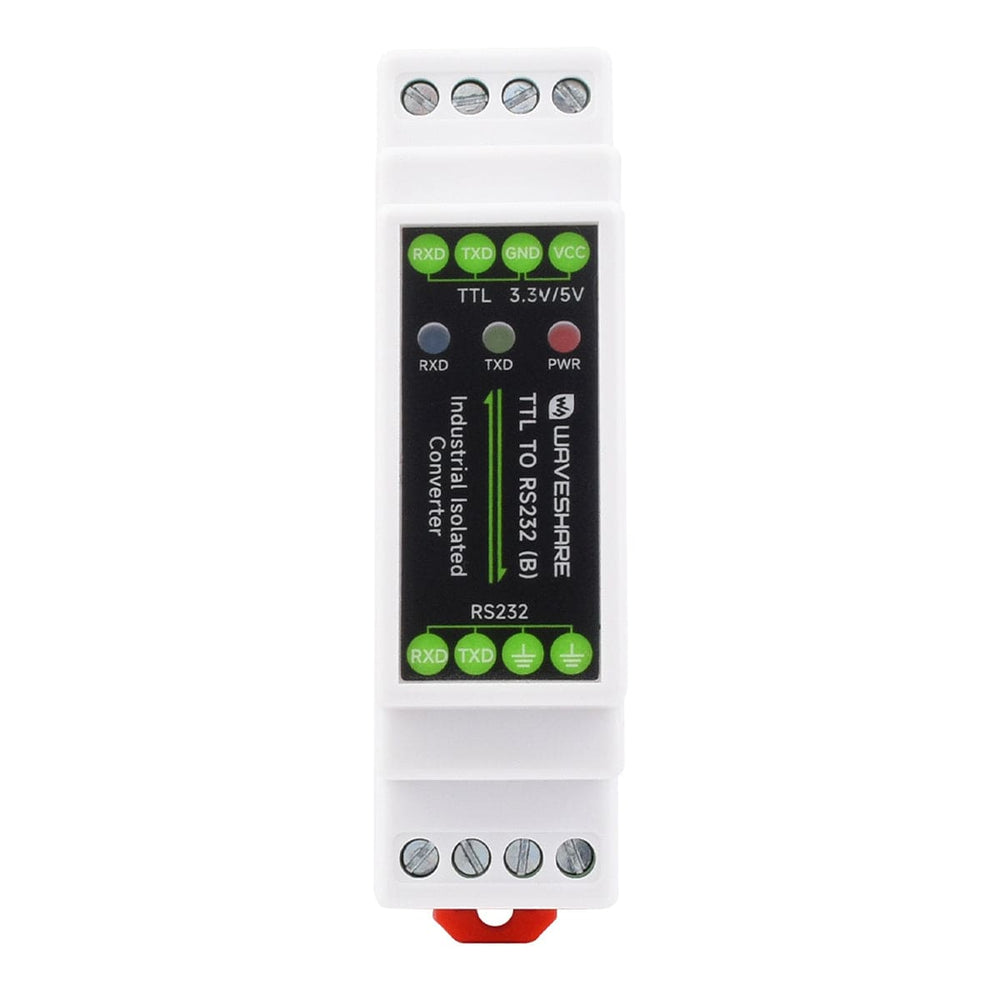 Rail-mount TTL To RS232 Galvanic isolated Converter