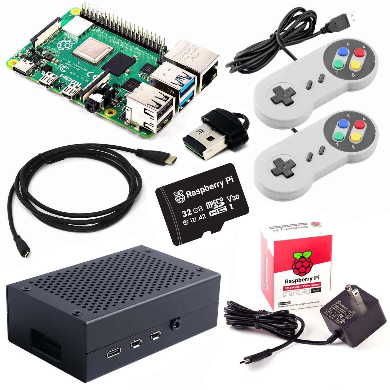 Raspberry Pi 4 Model B Retro Gaming Kit