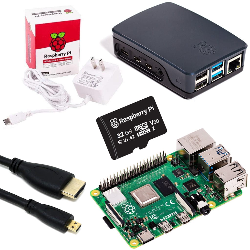 Raspberry Pi 4 Model B Starter Kit - The Pi Hut