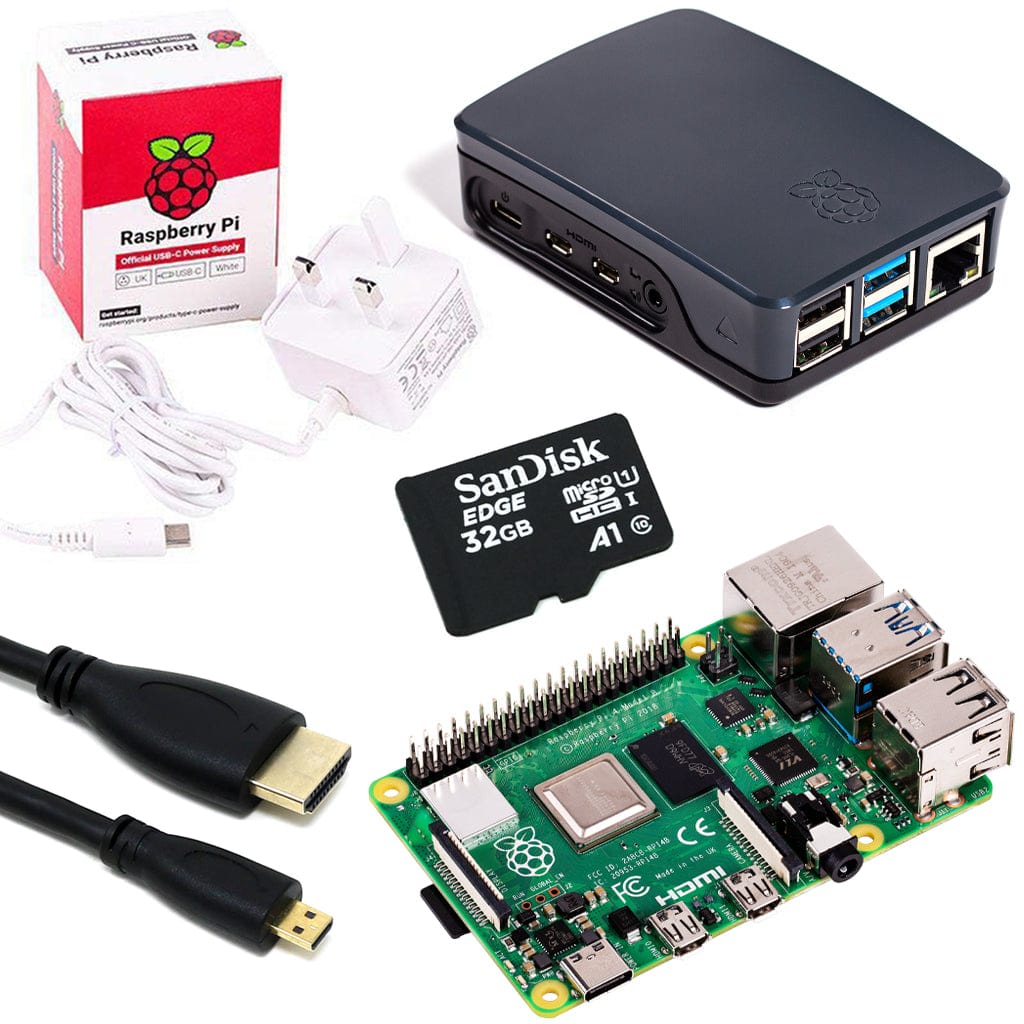 Raspberry Pi 4 Model B Starter Kit | The Pi Hut