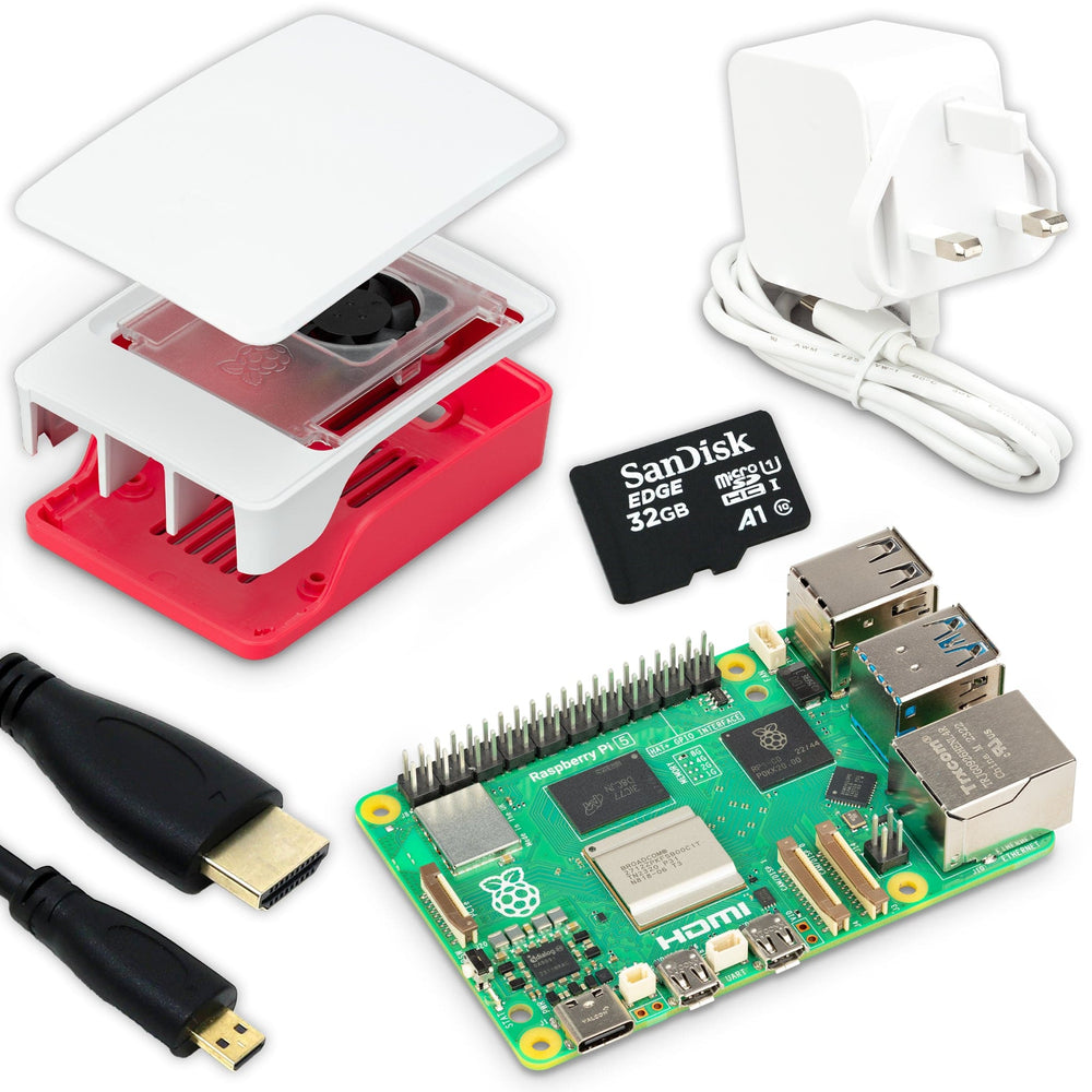 Hutopi Starter Kit Raspberry Pi 5 8 Go - Kit Raspberry Pi
