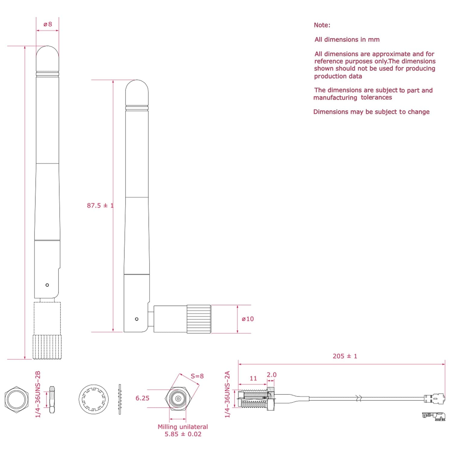 Raspberry Pi Compute Module 4/5 Antenna Kit - The Pi Hut