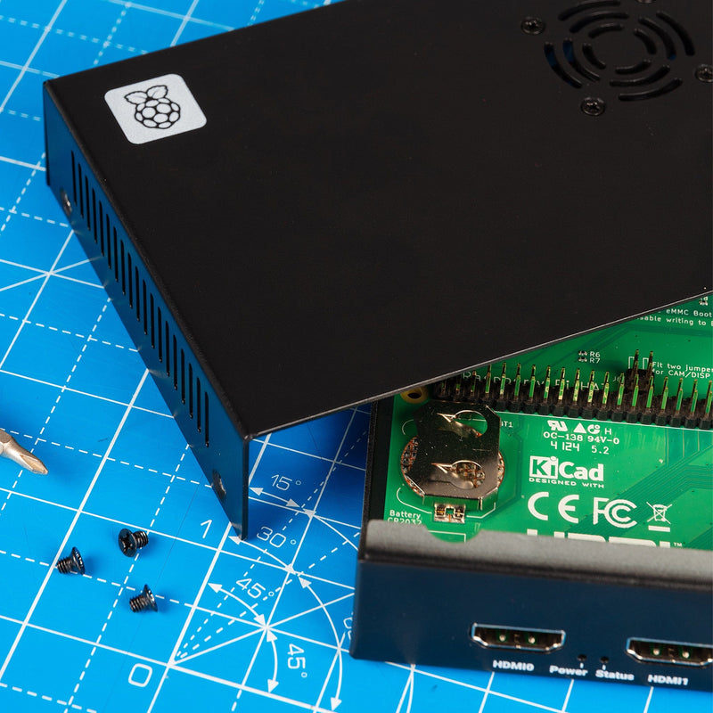 Case For Rpi Compute Module Raspberry Pi Compute Module 5 IO Case - The Pi Hut