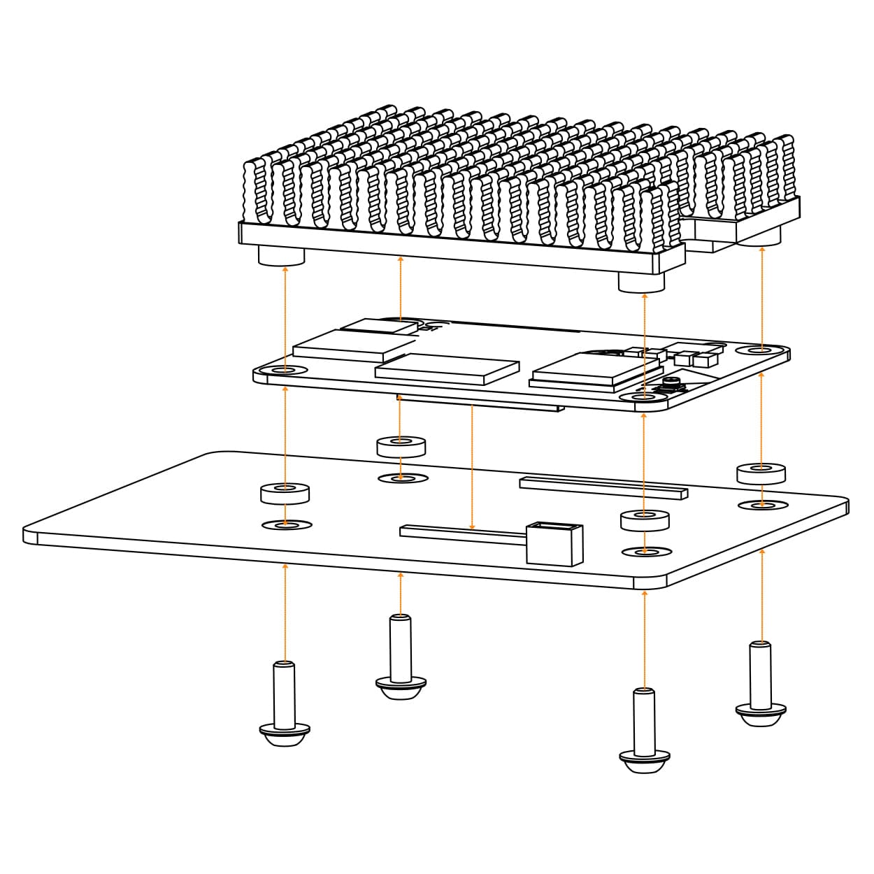 Raspberry Pi Compute Module 5 Passive Cooler - The Pi Hut