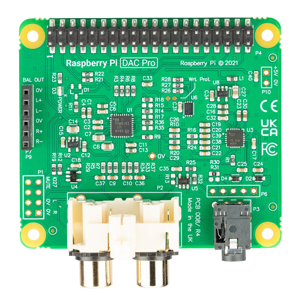 8 Channel Audio Hat Raspberry Pi Raspberry Pi Audio HATs - The Pi Hut