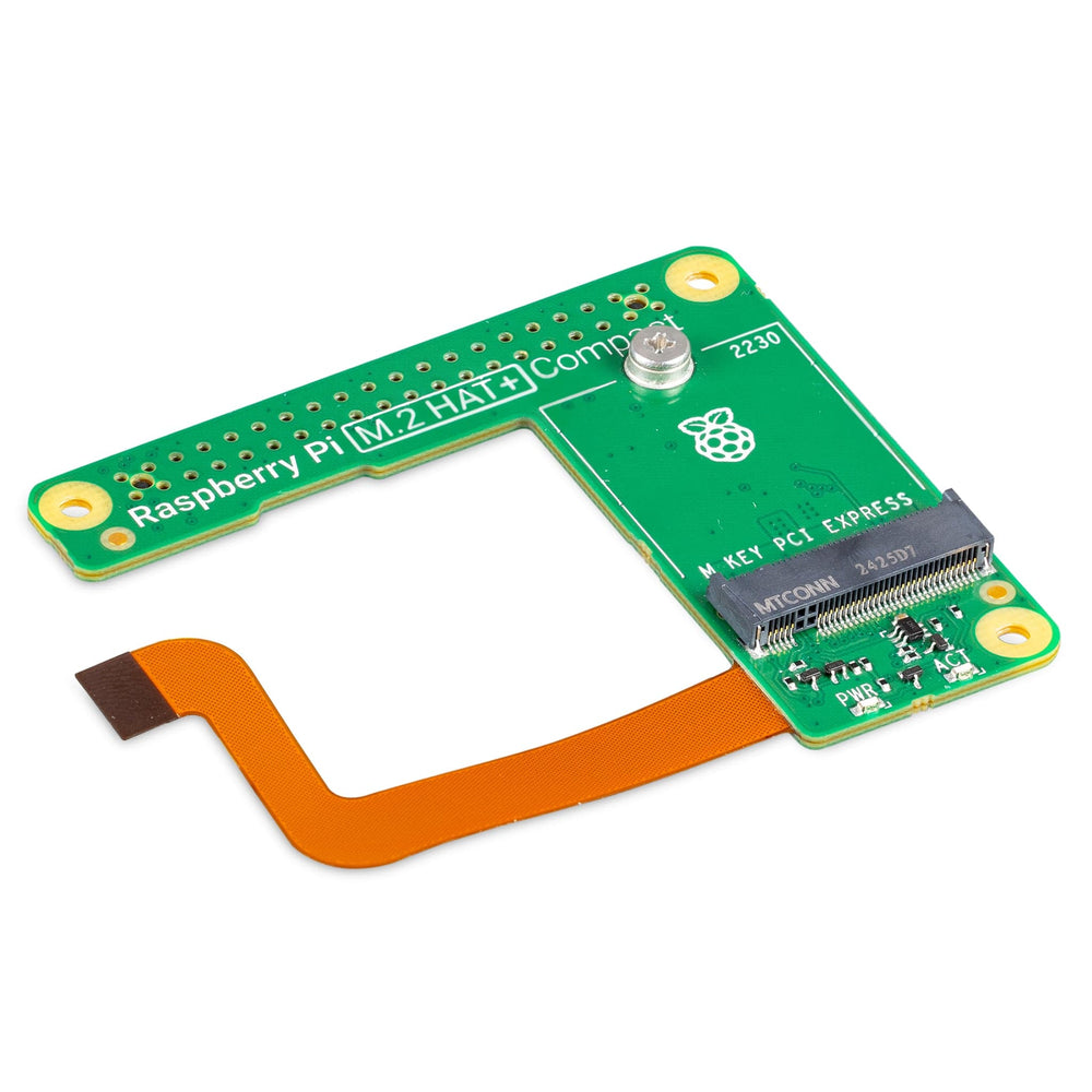 Raspberry Pi M.2 HAT+ Compact by Raspberry Pi - The Pi Hut