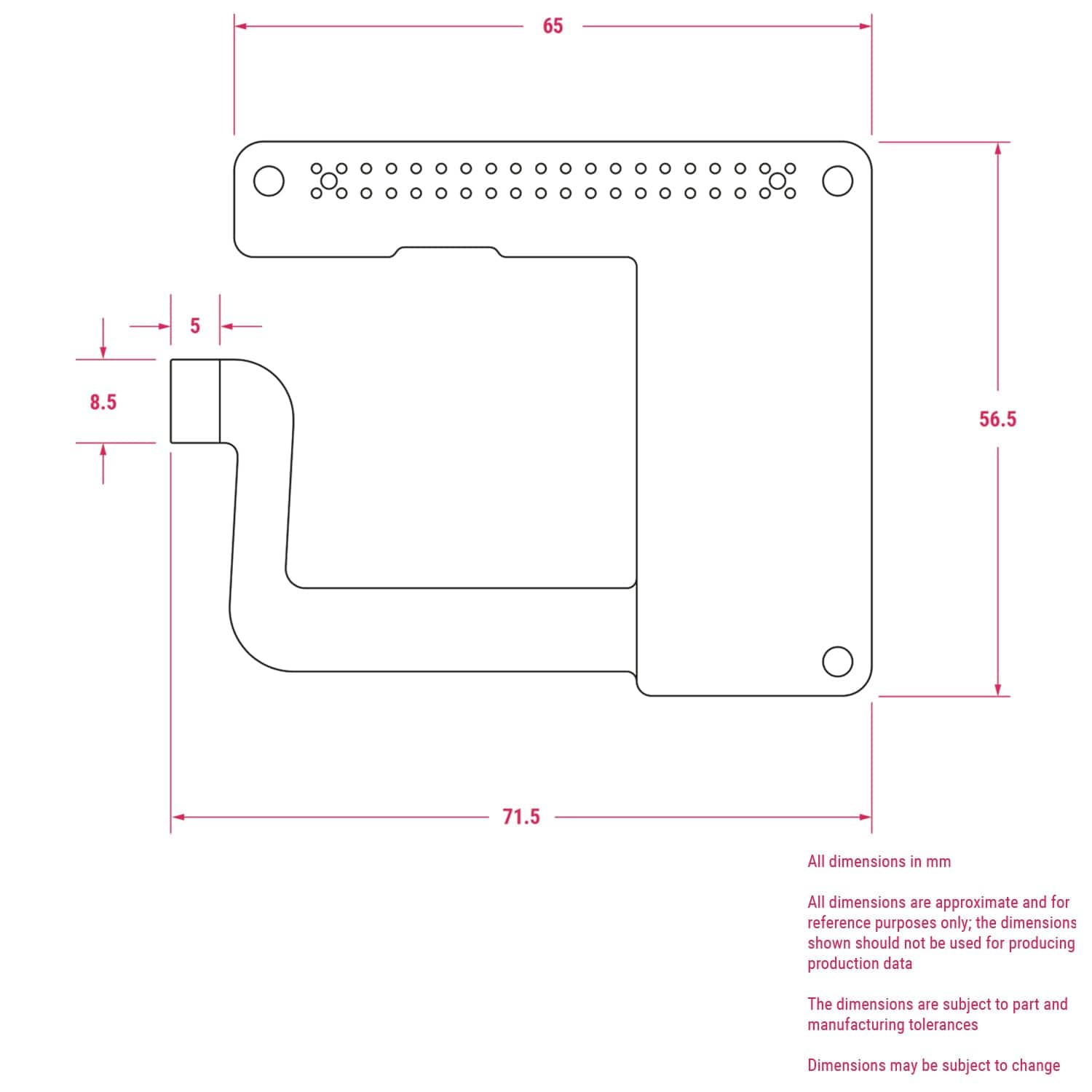 Raspberry Pi M.2 HAT+ Compact by Raspberry Pi - The Pi Hut
