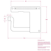 Raspberry Pi M.2 HAT+ Compact by Raspberry Pi - The Pi Hut