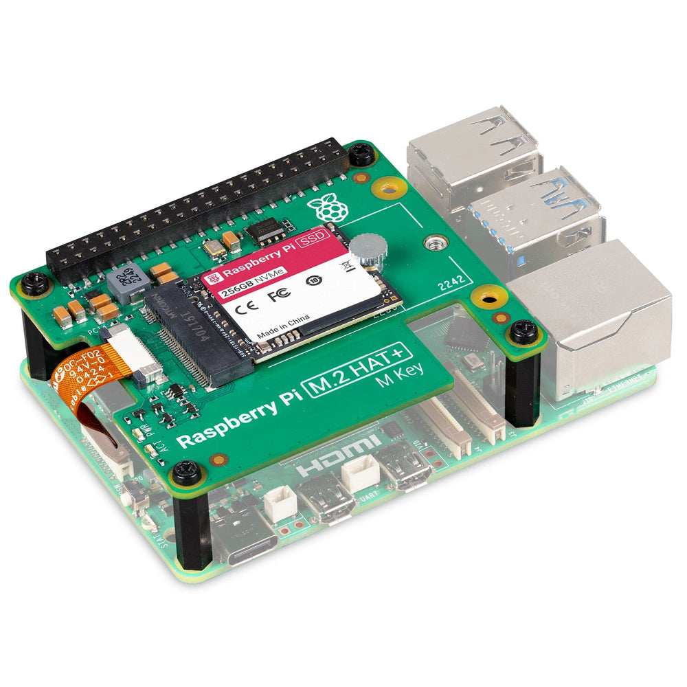Raspberry Pi M.2 HAT+ - The Pi Hut