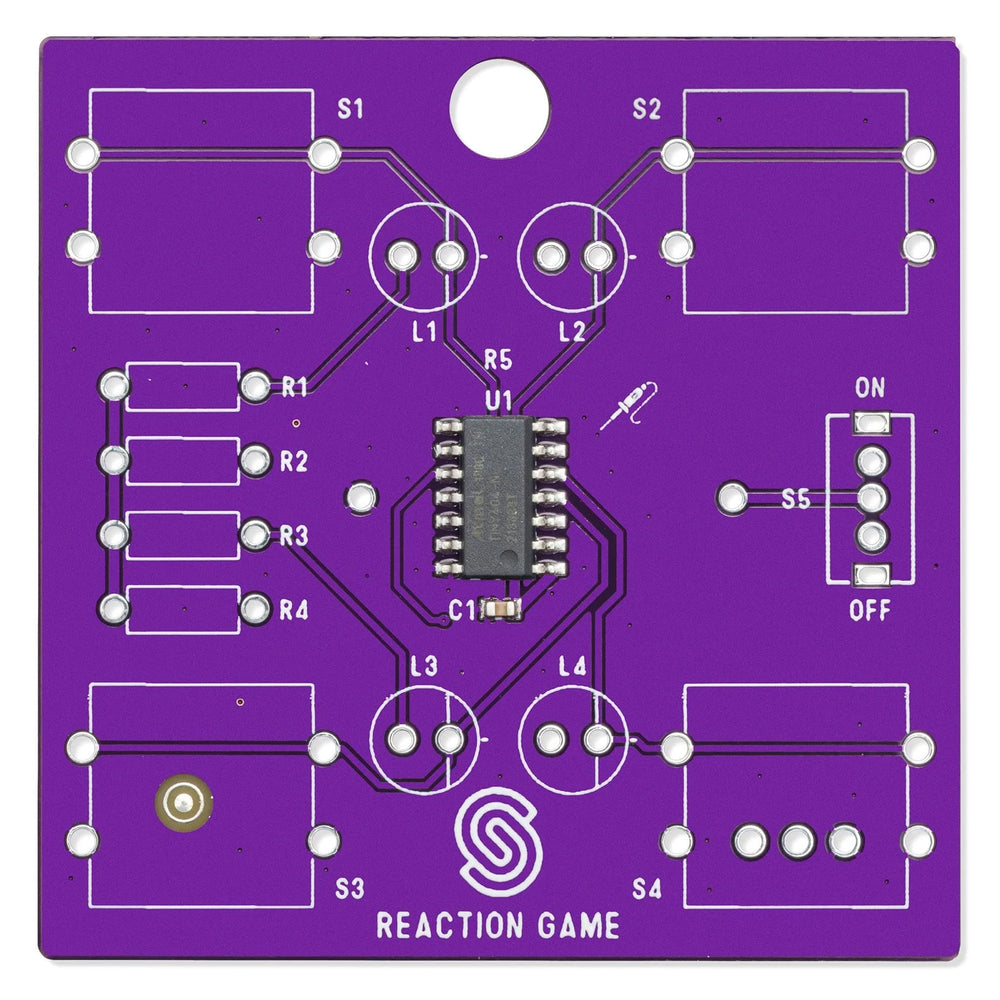 Reaction Game Solder kit by Soldered Electronics - The Pi Hut
