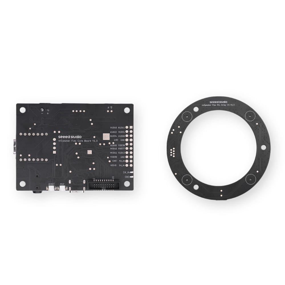 reSpeaker Flex XVF3800 - Circular with XIAO ESP32S3 by Seeed - The Pi Hut