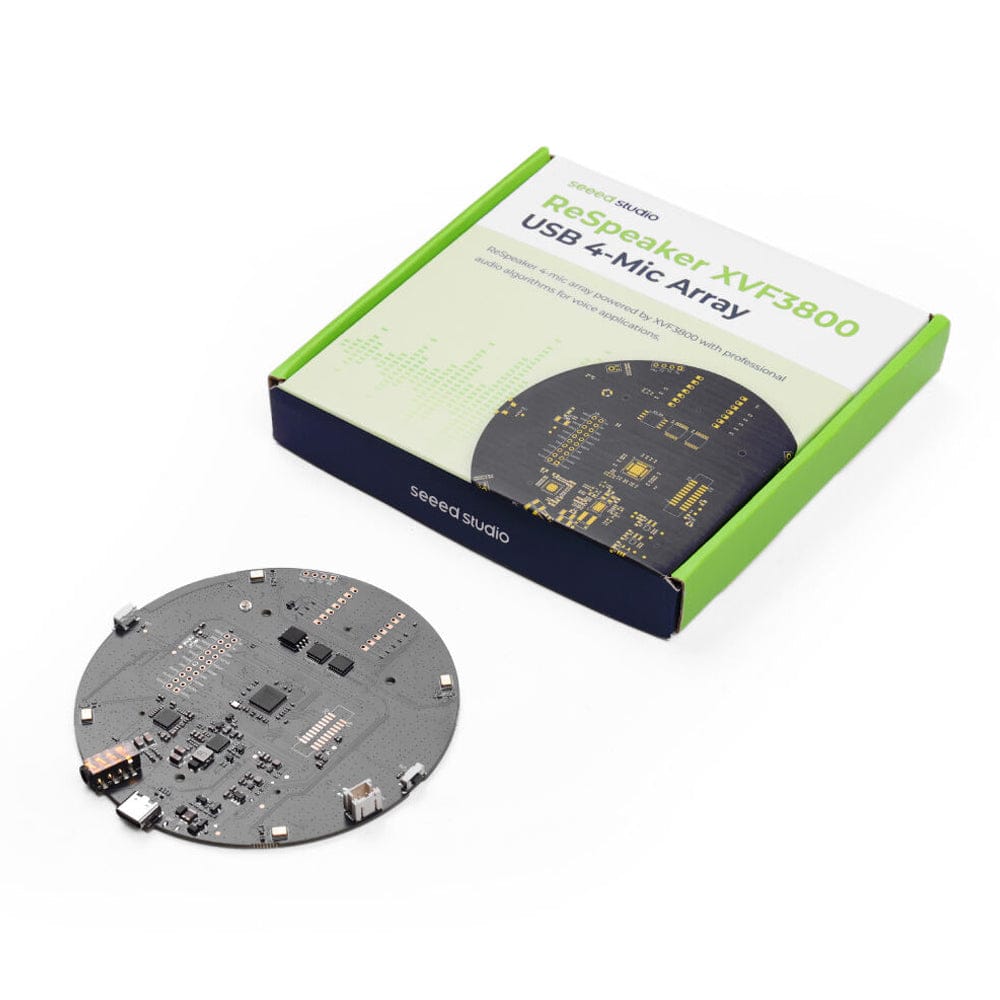 ReSpeaker XMOS XVF3800 – AI-Powered 4-Mic Array for Clear Voice by Seeed - The Pi Hut