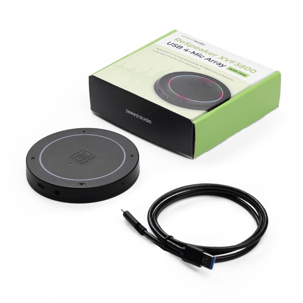 reSpeaker XMOS XVF3800 with XIAO ESP32S3 (Case Version) by Seeed - The Pi Hut