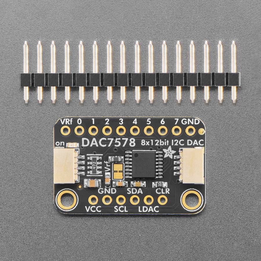 Adafruit DAC7578 - 8 x Channel 12-bit I2C DAC - STEMMA QT / Qwiic