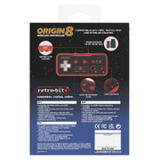 Retro-Bit Origin8 2.4Ghz Wireless Controller - Red & Black by Retro-Bit - The Pi Hut