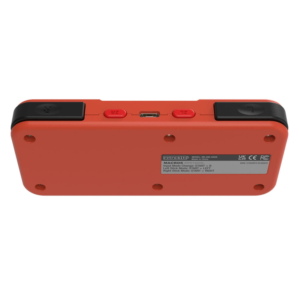 Retro-Bit Origin8 2.4Ghz Wireless Controller - Red & Black by Retro-Bit - The Pi Hut