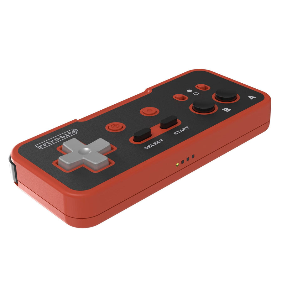 Retro-Bit Origin8 2.4Ghz Wireless Controller - Red & Black - The Pi Hut