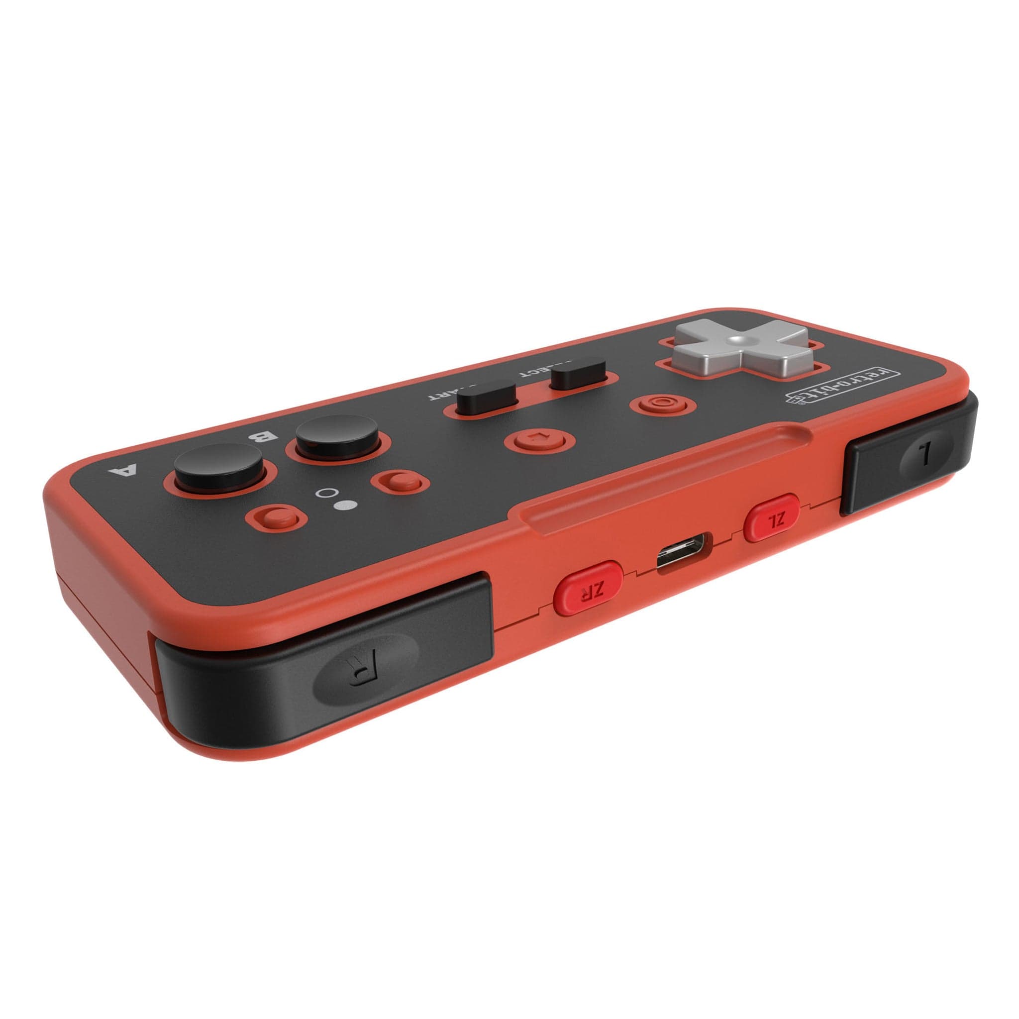 Retro-Bit Origin8 2.4Ghz Wireless Controller - Red & Black by Retro-Bit - The Pi Hut